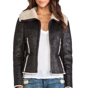 Aviator Jacket with Faux Fur